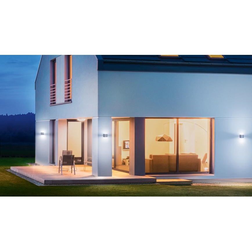 Steinel 079260 - LED Sieninis lauko šviestuvas L835 C LED/9,1W/230V IP44 antracitas