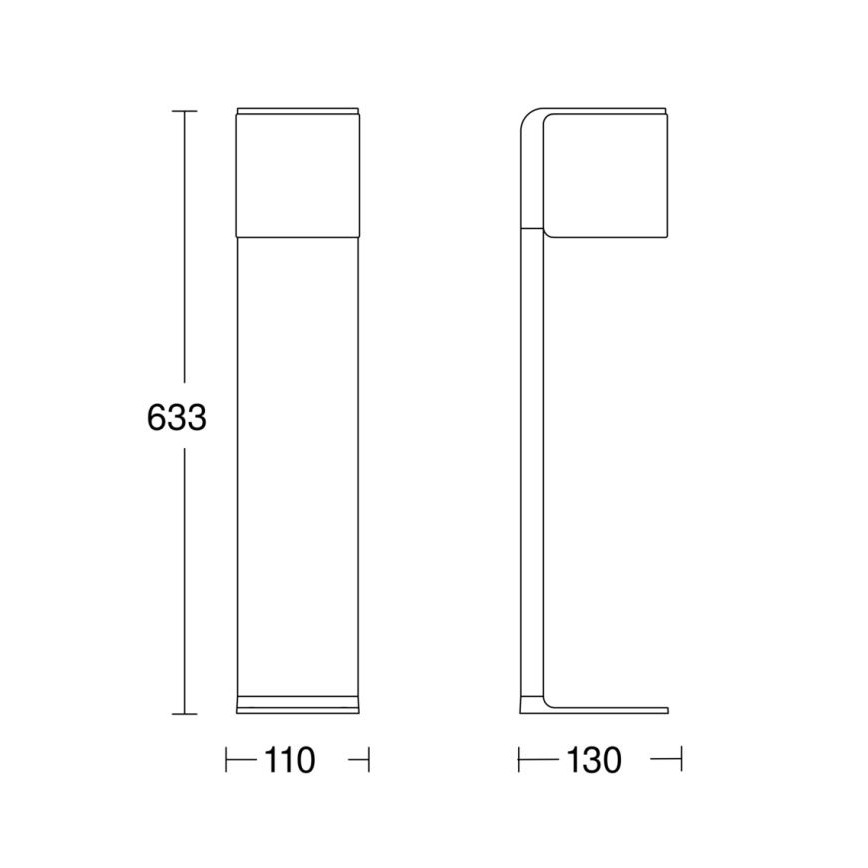 Steinel 079284 – LED lauko lempa GL 80 C LED/9,1W/230V IP44 antracitas