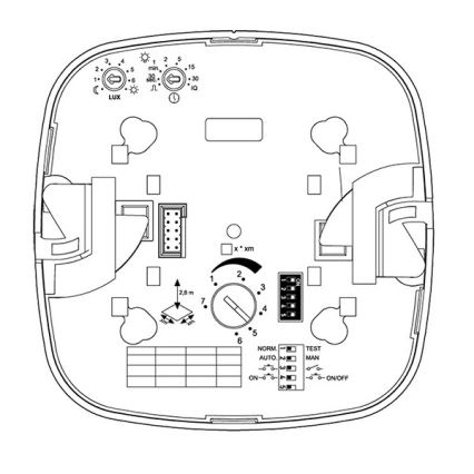 Steinel 079345 – Buvimo detektorius IR QUATTRO COM1 230V baltas