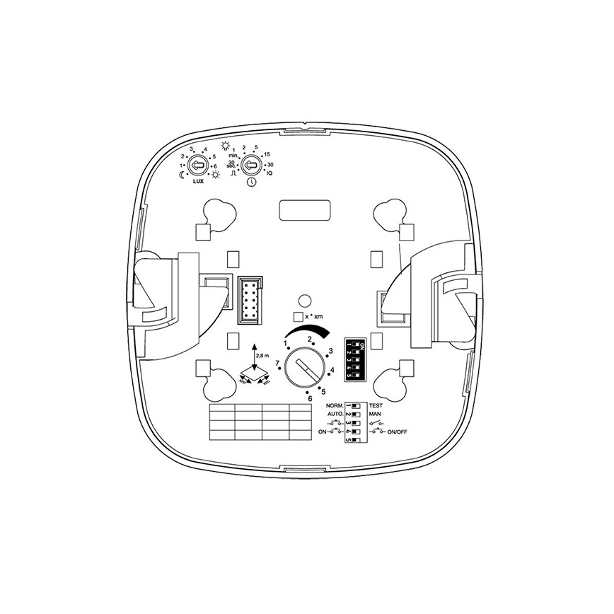 Steinel 079369 – Buvimo detektorius IR Quattro HD 24m COM1 baltas