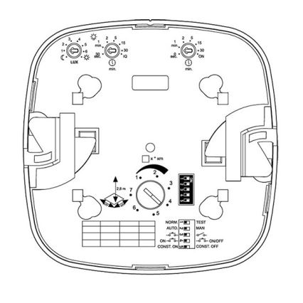 Steinel 079376 – Buvimo detektorius IR Quattro HD 24m DALI-2 APC baltas