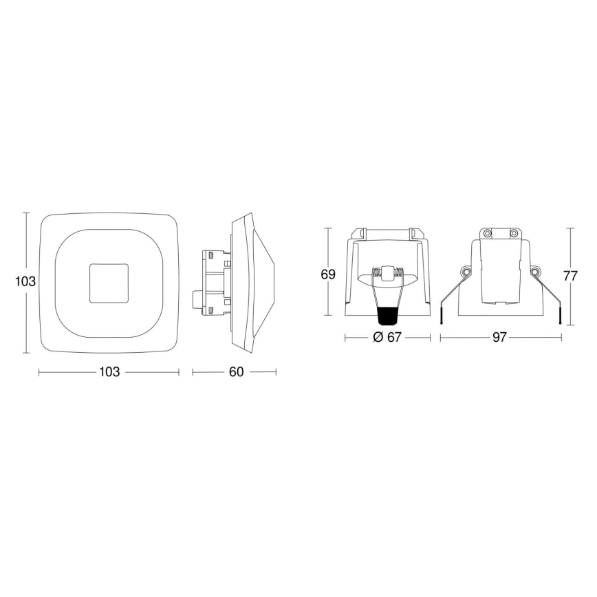 Steinel 079437 – Buvimo detektorius HF 360-2 KNX baltas