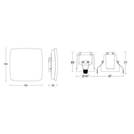 Steinel 079451 - Buvimo detektorius TRUE PRESENCE KNX baltas