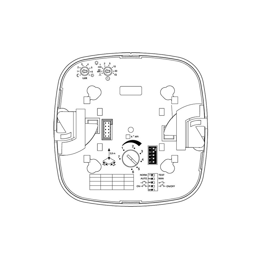 Steinel 079512 - Buvimo detektorius HF 360 COM1 baltas