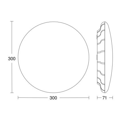 Steinel 081096 - LED Lubinis šviestuvas su jutikliu  RS PRO S10 SC LED/9,1W/230V 3000K