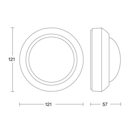 Steinel 081706 – Lauko judesio jutiklis IS 2360-3 ECO 230V IP54 juodas