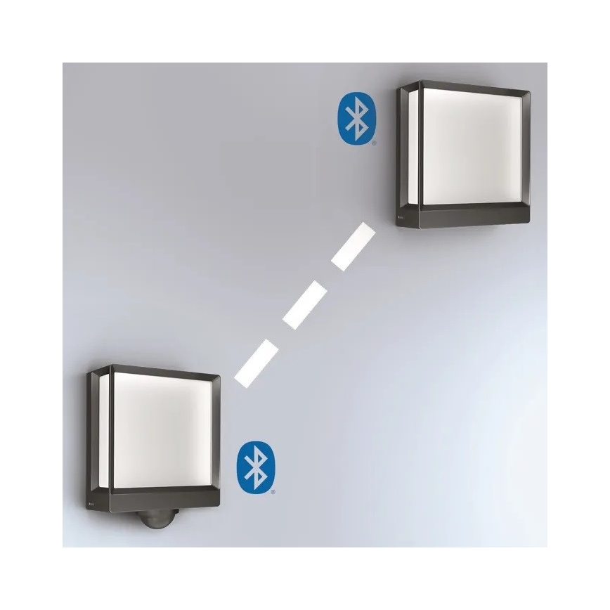 Steinel 085230 - LED Reguliuojamas lauko sieninis šviestuvas L40C LED/12,9W/230V IP54 antracitas