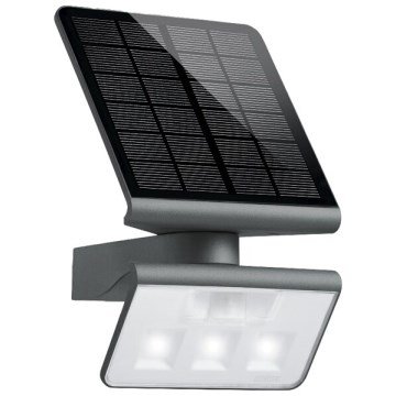 Steinel 085698 - LED Saulės energijos prožektorius su jutiklliu XSOLAR L-S V2 LED/1,2W/3,3V IP44