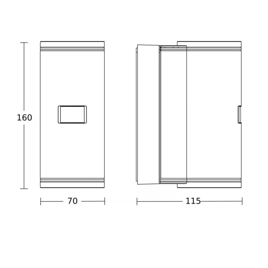 Steinel 087739 - LED lauko sieninis šviestuvas su jutikliu 2xGU10/14,5W/230V L 940SC IP44