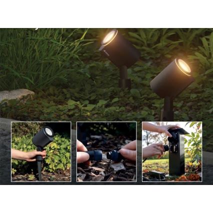 Steinel 089344 - LED RGBW lauko šviestuvas su judesio jutikliu LED/7,9W/24V IP65