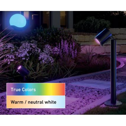 Steinel 089351 - Lauko RGBW LED šviestuvas LED/7,9W/24V IP65