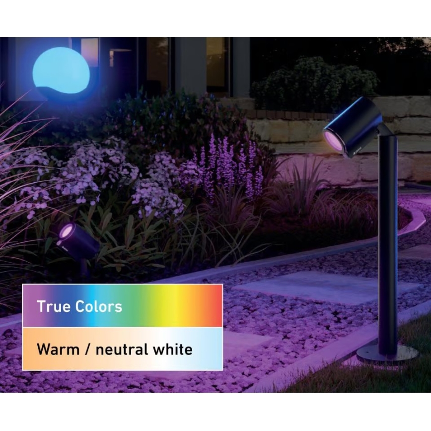 Steinel 089351 - Lauko RGBW LED šviestuvas LED/7,9W/24V IP65