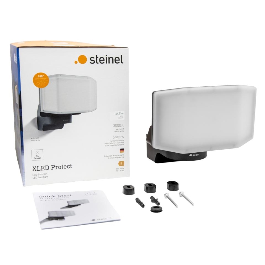Steinel 090029 - LED prožektorius XLED PROTECT LED/13,6W/230V 3000K IP54 antracitas