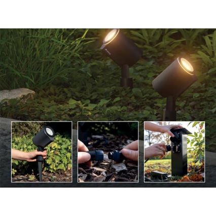 Steinel 093907 - Bazinis LED RGBW rinkinys, 2x lauko LED lempos LED/7,8W/24V IP65