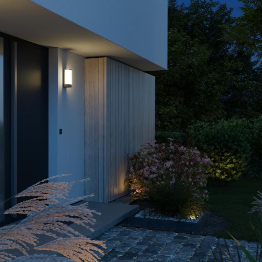 Steinel 094270 - Lauko sieninis šviestuvas 1xE27/15W/230V L 14 IP44