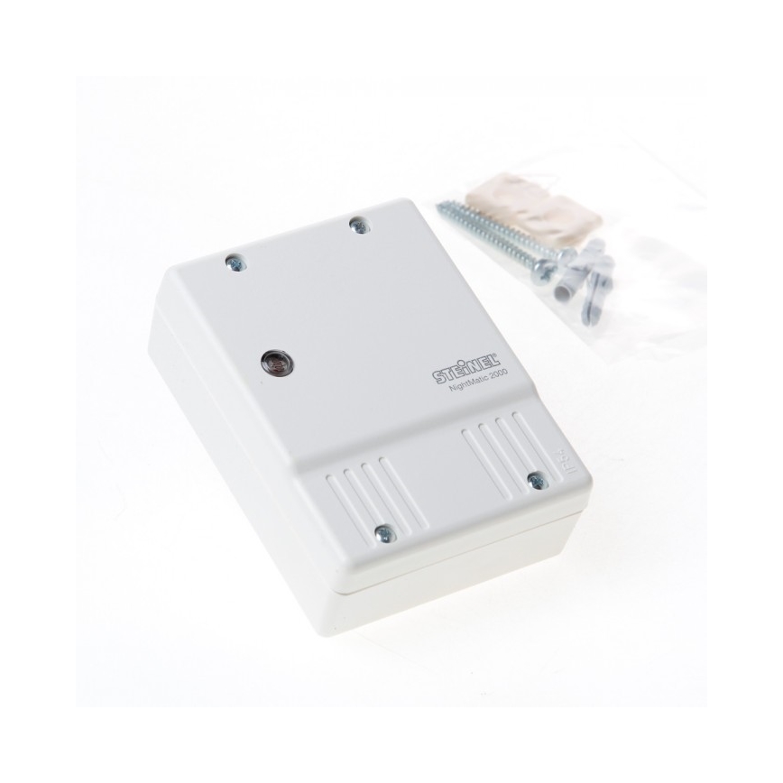 STEINEL 550417 - Prieblandos jungiklis NightMatic 2000 baltas