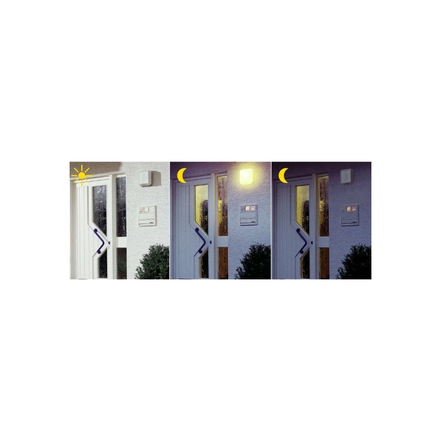 STEINEL 550615 - Prieblandos jungiklis NightMatic 3000 Vario baltas IP54