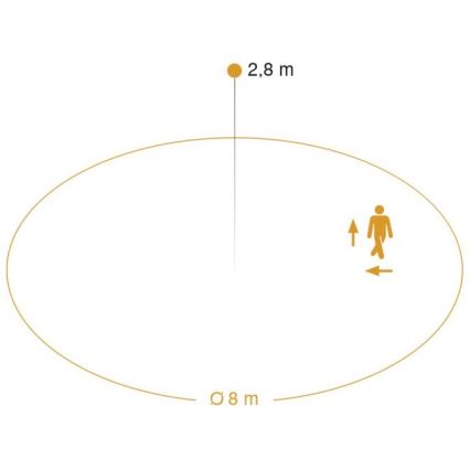 STEINEL 56032 - LED lauko šviestuvas su jutikliu LED/9,5W/230V IP54