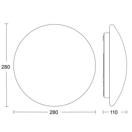 STEINEL 56032 - LED lauko šviestuvas su jutikliu LED/9,5W/230V IP54