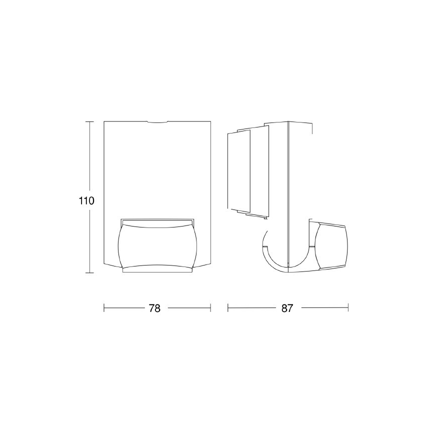 STEINEL 660215 - Lauko judesio jutiklis IS 130-2 juodas IP54