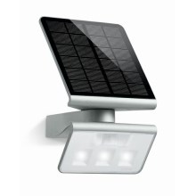 STEINEL 671013 - Saulės energija įkraunamas LED-akcentinis šviestuvas su jutikliu XSolar L-S 1,2W/LED sidabro spalvos