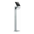 STEINEL 671211 - Saulės jutiklinis LED prožektorius XSolar GL-S 0,5W/LED sidabrinės spalvos IP44 2500 mAh