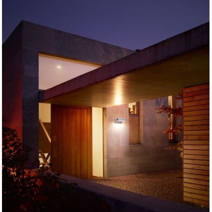 STEINEL 671310 - Sieninis LED lauko šviestuvas su jutikliu L810LED iHF 12W/LED