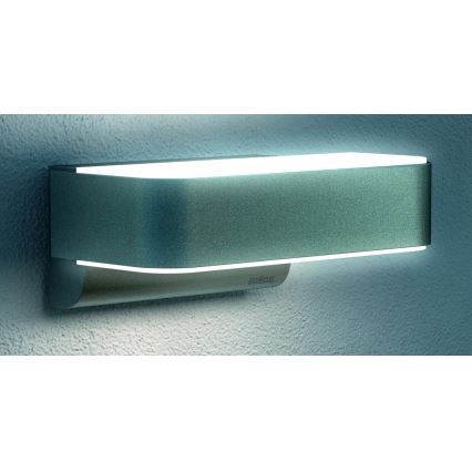 STEINEL 671310 - Sieninis LED lauko šviestuvas su jutikliu L810LED iHF 12W/LED