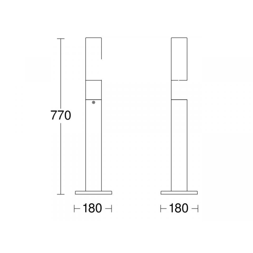 STEINEL 69469 - LED lauko šviestuvas GL 65 LED/8,5W/230V IP44 3000K antracitas