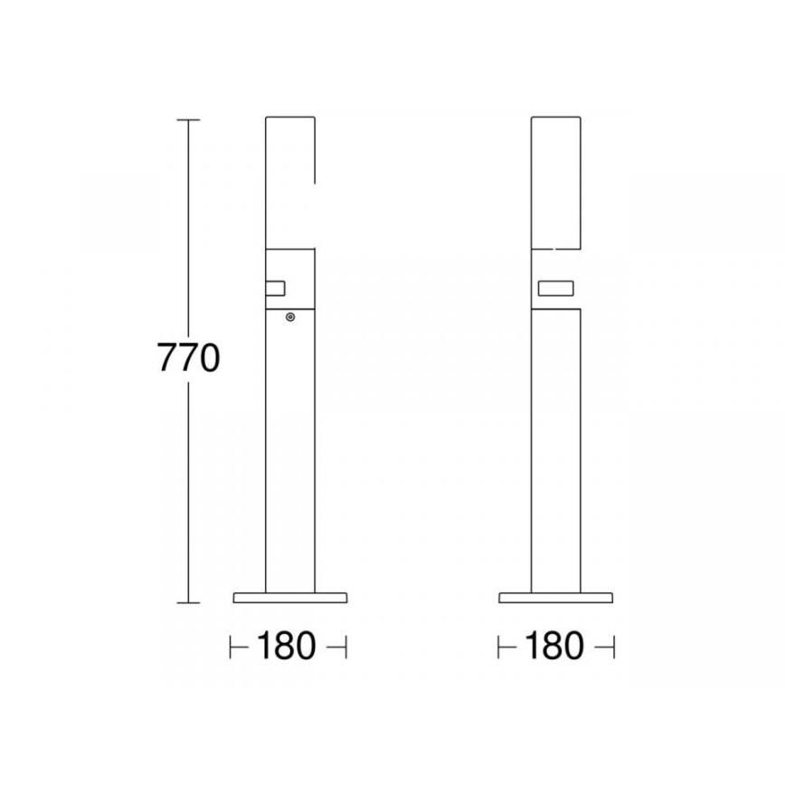 STEINEL 69476 - LED Lauko lempa su jutikliu GL 65 S LED/8,7W/230V IP44 3000K antracitas