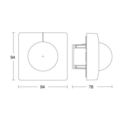 Steinel 751302 - Buvimo jutiklis HF 360 COM1 baltas