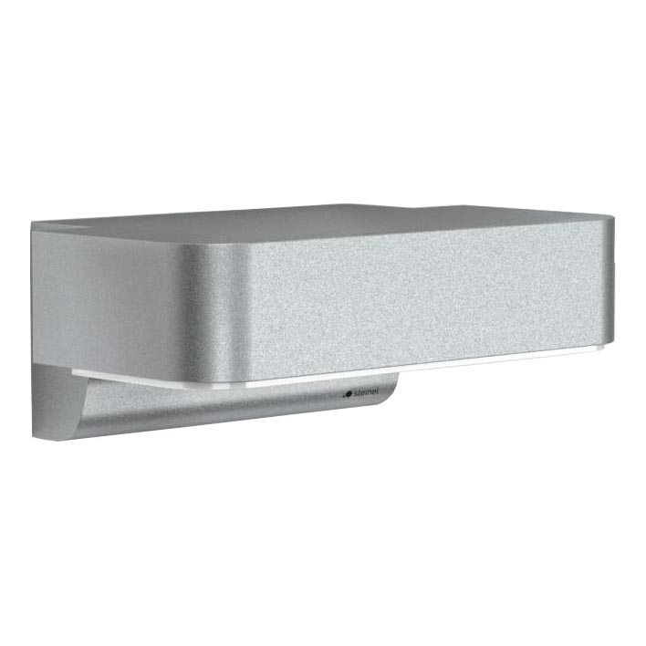 STEINEL 87555 - LED Lauko sieninis šviestuvas su jutikliu L 800 SC LED/7,5W/230V IP44 sidabras