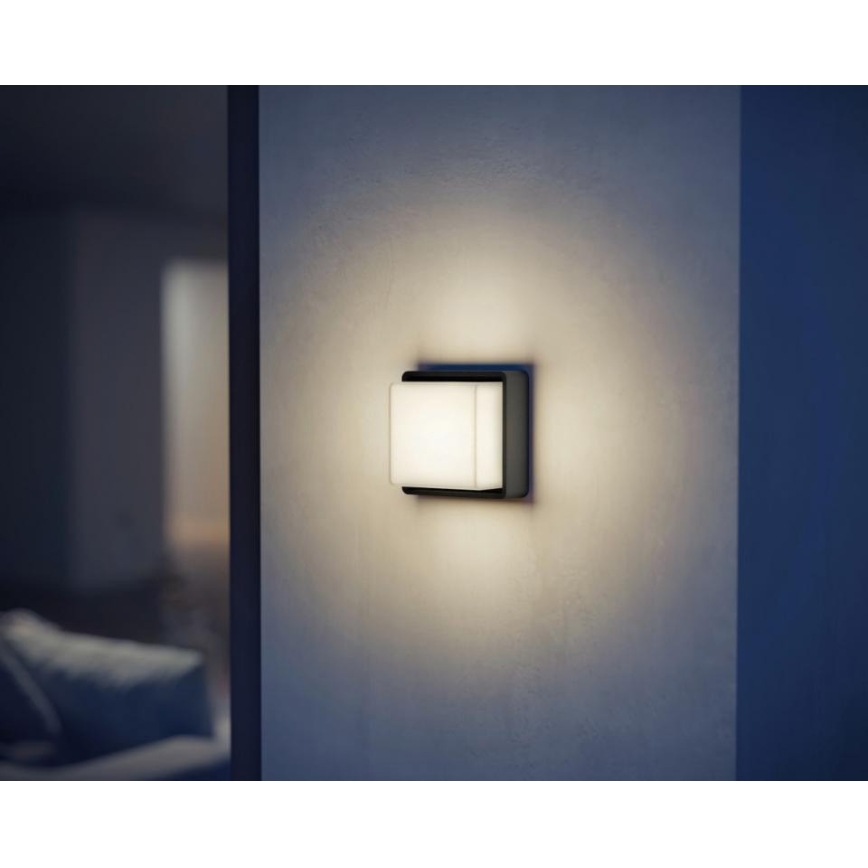 Steinel - LED pritemdomas sieninis šviestuvas L 845 C LED/9W/230V 3000K IP44 antracitas