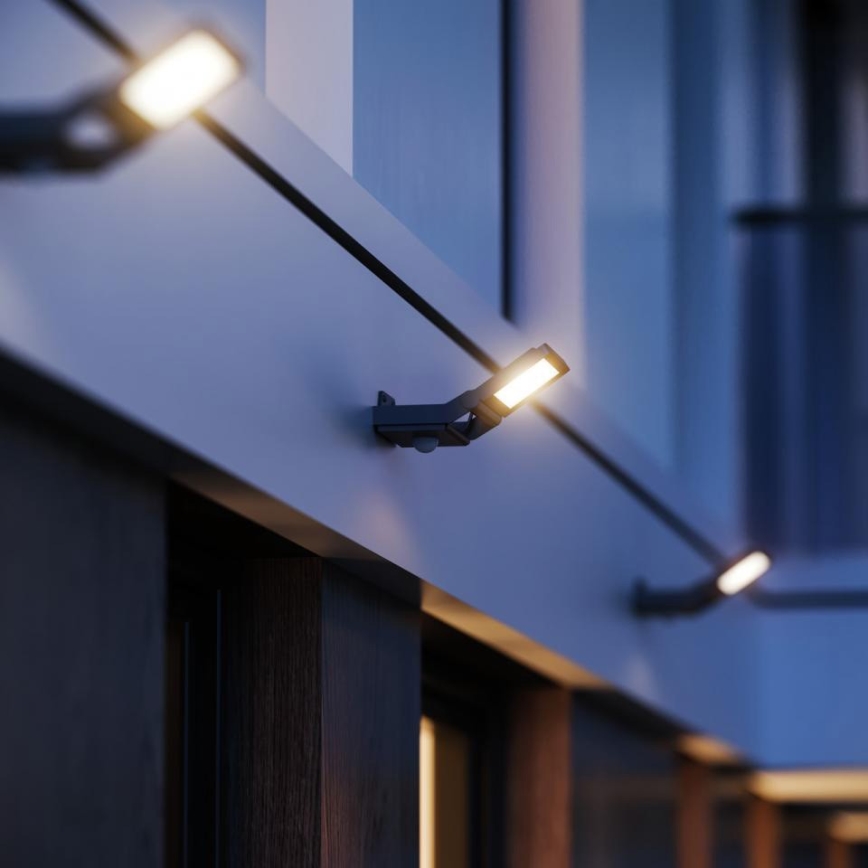 Steinel - LED prožektorius su jutikliu XLED PRO ONE S 18,4W/230V IP44 3000K antracito spalvos + nuotolinis valdymas