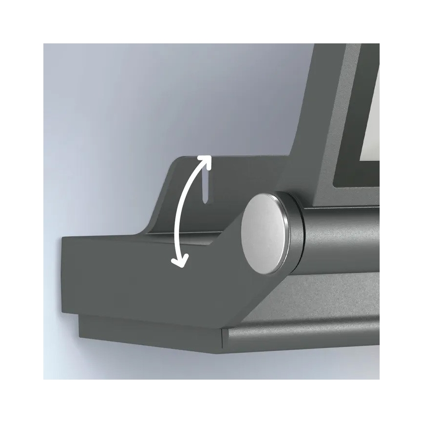 Steinel - LED prožektorius su jutikliu XLED PRO ONE S 18,4W/230V IP44 3000K antracito spalvos + nuotolinis valdymas