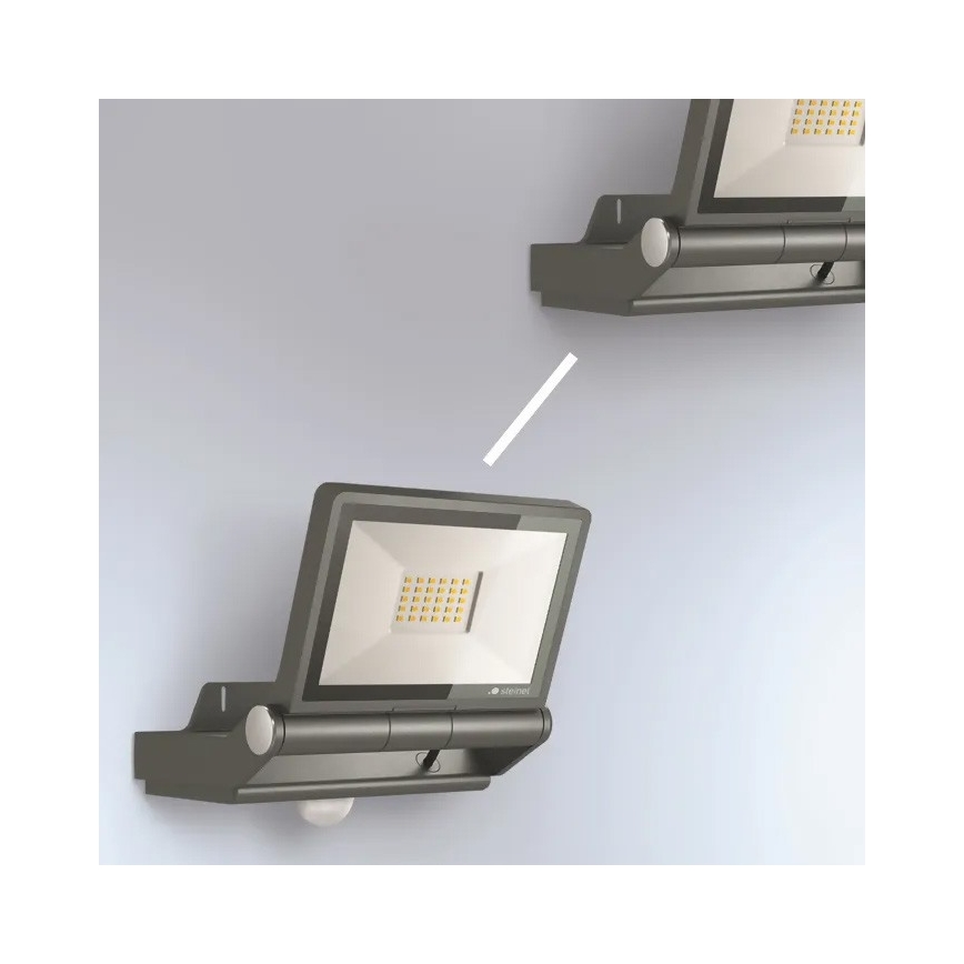 Steinel - LED prožektorius su jutikliu XLED PRO ONE S 18,4W/230V IP44 3000K antracito spalvos + nuotolinis valdymas