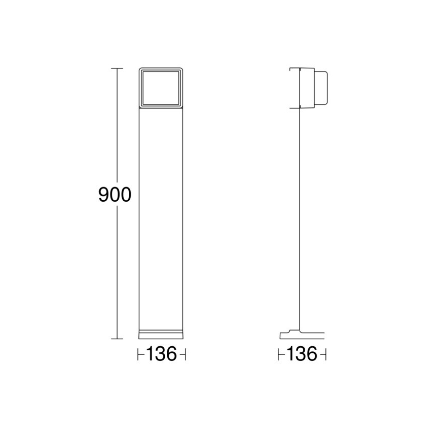 Steinel 078683 - LED Reguliuojama lauko lempa su jutikliu GL 85 SC 900 LED/9W/230V IP44
