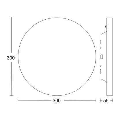 Steinel 067816 - LED Reguliuojamas lubinis šviestuvas su jutikliu RS PRO R10 BASIC SC LED/8,5W/230V 3000K IP40