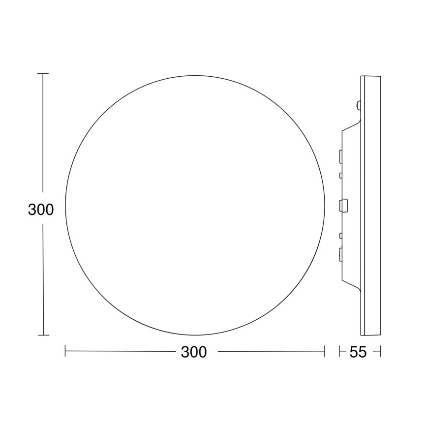 Steinel 067809 - LED Reguliuojamas lubinis šviestuvas su jutikliu RS PRO R10 BASIC SC LED/8,5W/230V 4000K IP40