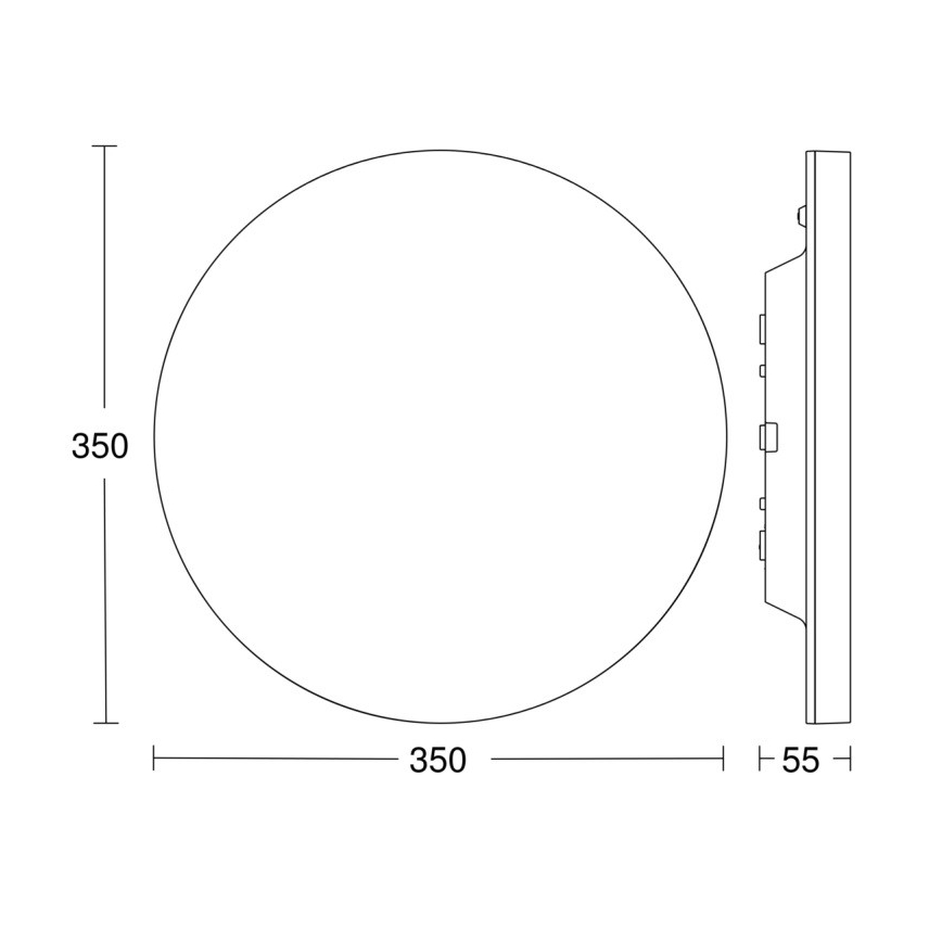 Steinel - LED Pritemdomas lubinis šviestuvas su jutikliu RSPROR20BASIC 15,3W/230V IP40 3000K