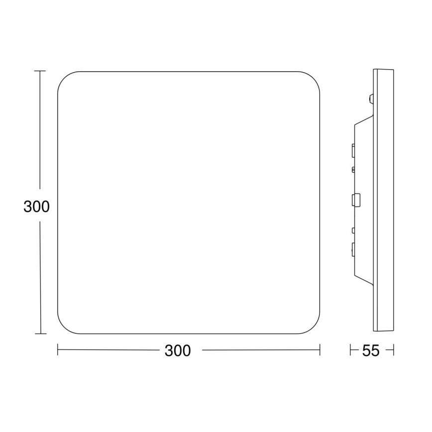 Steinel - LED Pritemdomas lubinis šviestuvas su jutikliu RSPROR20BASICQ 15,3W/230V IP40 3000K