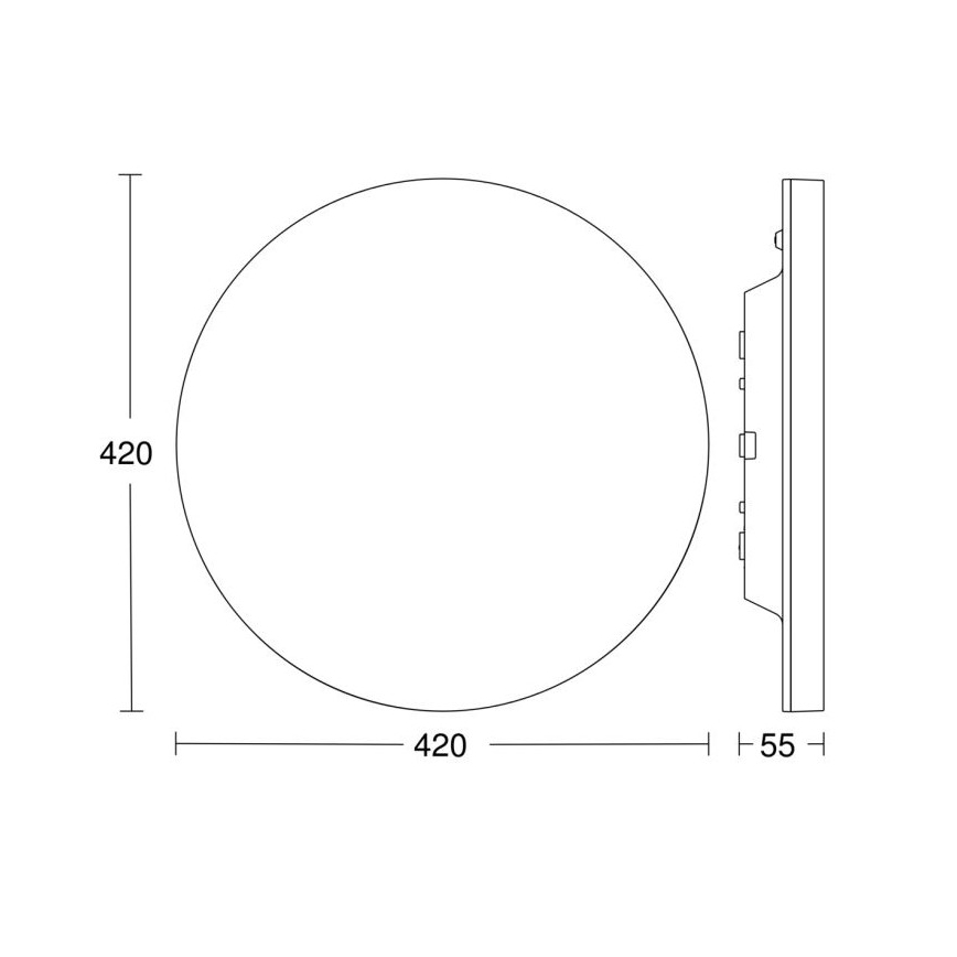 Steinel - LED Pritemdomas lubinis šviestuvas su jutikliu RSPROR30BASICSC 23,22W/230V IP40 3000K