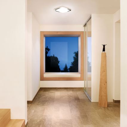 STEINEL st007911 - LED lubinis šviestuvas su jutikliu RS LED D1 LED/11W/230V blizgus chromas
