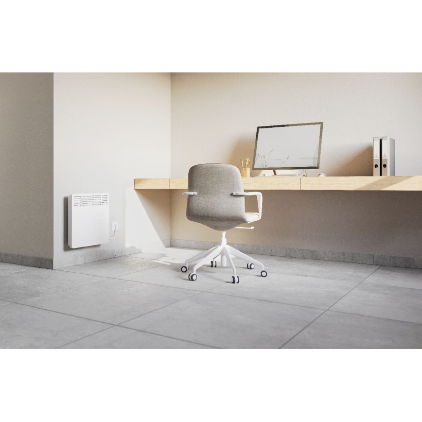 Stiebel Eltron - Sieninis konvektorius su LCD ekranu ir elektroniniu termostatu 500W/230V IP24