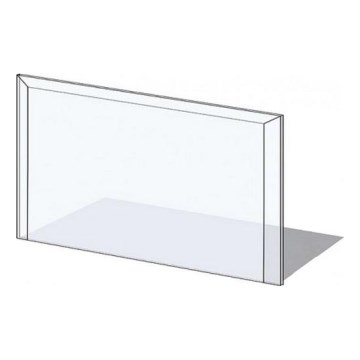 Stiklas po židiniu 1000x550x6 mm stačiakampis
