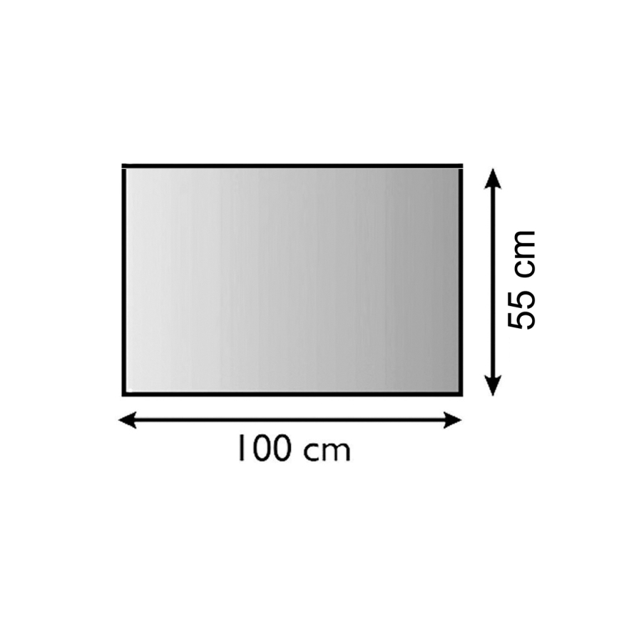 Stiklas po židiniu 1000x550x6 mm stačiakampis
