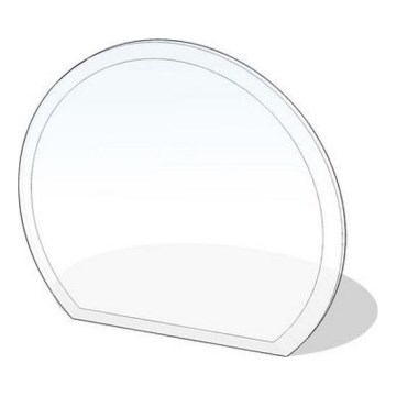 Stiklas po židiniu 1200x1050x8 mm puslankiu