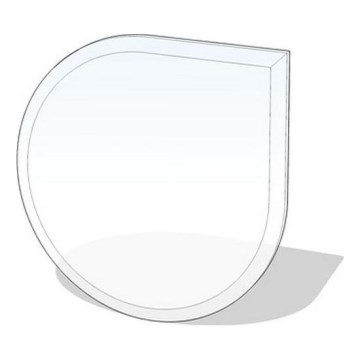 Stiklas po židiniu 1250x1250x8 mm tear