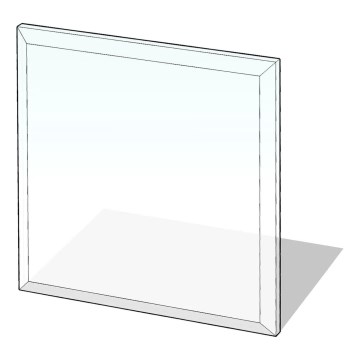 Stiklas po židiniu 800x800x8 mm kvadratas