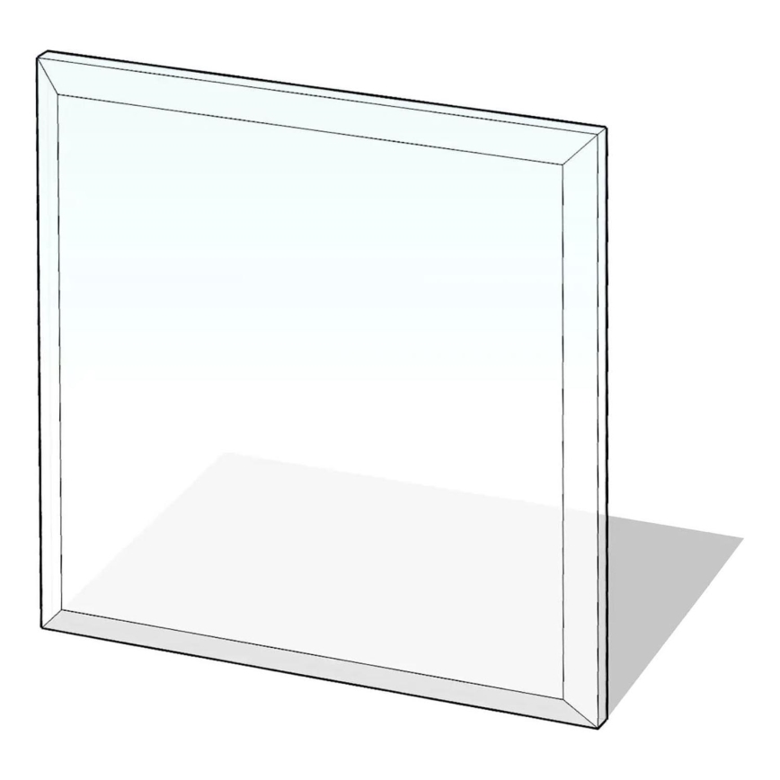 Stiklas po židiniu 800x800x8 mm kvadratas